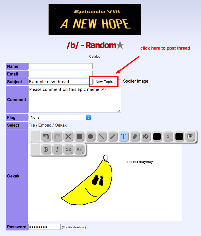 New thread FAQ